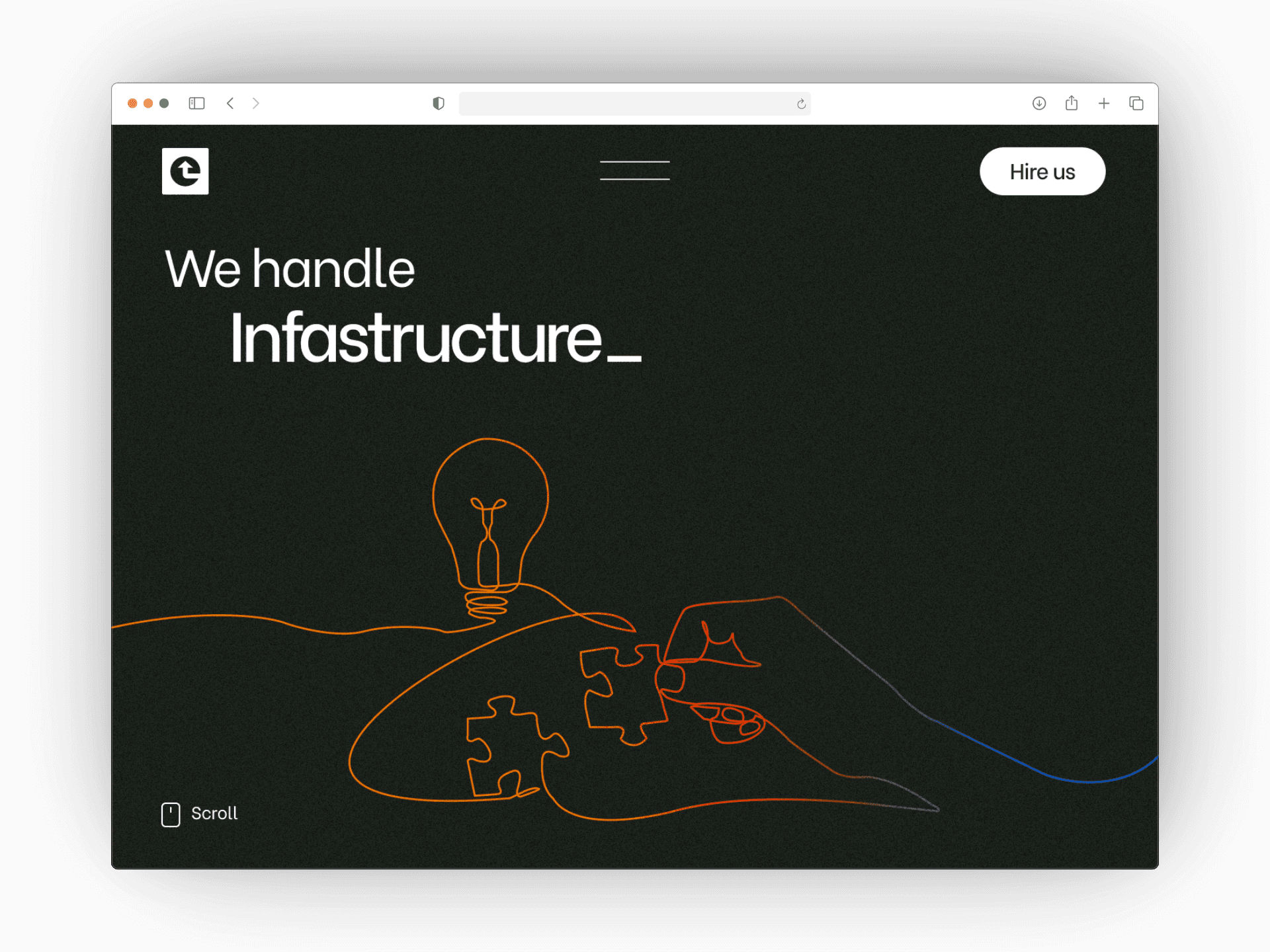 Endshift — Scroll-Based Marketing Website